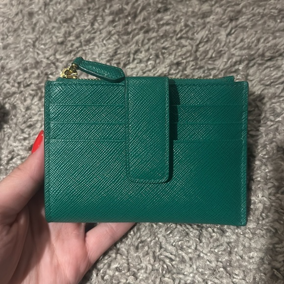 Prada card holder with zipper pouch - Picture 2 of 3
